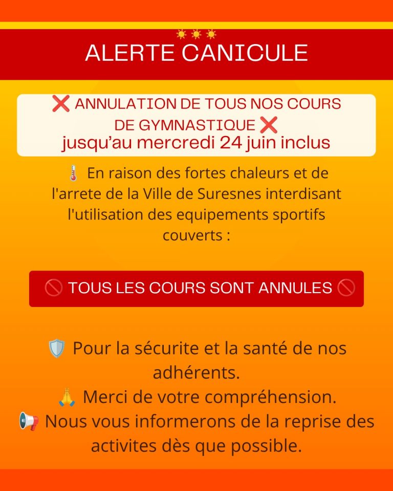 ALERTE CANICULE
